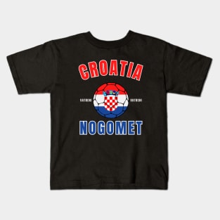 Croatia Nogomet Kids T-Shirt